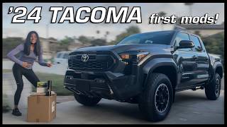 Easy First Modifications on my New 2024 Tacoma [upl. by Aimik178]