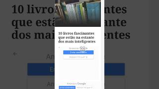 10 Livros Fascinantes da Estante dos Mais Inteligentes [upl. by Hsirrehc]