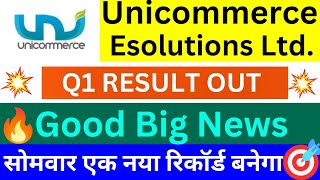 Unicommerce Esolutions share latest news 🔥🔥🔥  Unicommerce Esolutions Q1 Results 2025  unicommerce [upl. by Silden]