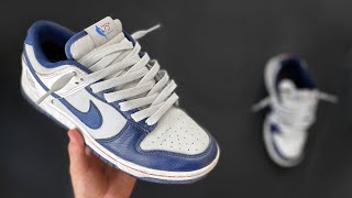 Come allacciare liberamente Nike Dunk LOW e ai piedi [upl. by Htebazie]