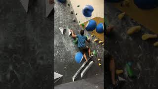 Cool move I made Making sick moves in preparation for the comp season climbing bouldering BCT [upl. by Reace]