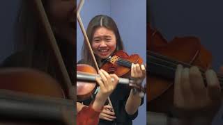 VIOLIN STRING BREAKS MID PERFORMANCEshorts [upl. by Adnilrev]