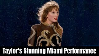 Taylor Swift Debuts New Outfit and Acoustic Mashup at Miami’s Eras Tour Stop miami taylorswift [upl. by Janyte]