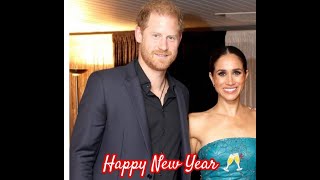 Archie Lilibet Diana Mom and Dad year 2023 Happy New year 👑💙💖 [upl. by Sacram]