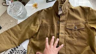 Filson Tin Cloth Short Lined Cruiser Jacker review [upl. by Llednohs]