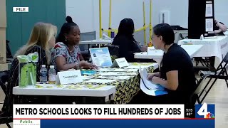 Metro Nashville schools look to fill hundreds of jobs [upl. by Nitsur70]