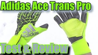 Adidas Ace Trans Pro Goalkeeper Glove Test and Review [upl. by Mafala]