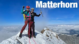 Climbing the Matterhorn  Top of the Swiss Alps Unguided [upl. by Ledarf]