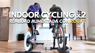 ENTRENAMIENTO RODILLO  ROUVY CICLISMO VIRTUAL [upl. by Hawk]