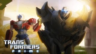 Transformers Prime  The Origin Story of Optimus Prime amp Megatron  Transformers Official [upl. by Anivas]