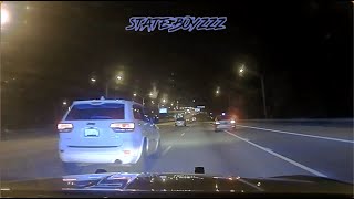 Georgia State Patrol High Speed Chase of Jeep Grand Cherokee in Atlanta  Trooper Sends Jeep Flying [upl. by Nevlin]