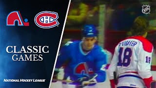 NHL Classic Games 1982 Nordiques vs Canadiens Div SemiFinal Gm 5 [upl. by Anid191]