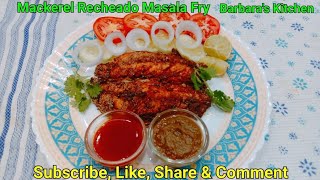 Mackerel Recheado Masala Fry food fish fishfry youtube seafood homemade [upl. by Benoite614]