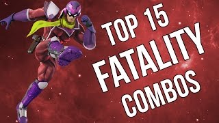 Top 15 Fatality Plays  Super Smash Bros Wii U SSB4 [upl. by Alaaj]