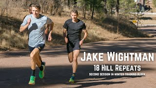 Jake Wightman  Hill Repeats second session of winter training block [upl. by Shaina]