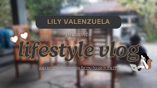 LIFESTYLE VLOG  SALA SET CHAIRS VARNISHING FOR MY HOUSE IN THE PH [upl. by Esidnac]