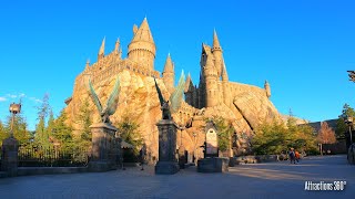 Wizarding World of Harry Potter Land Tour 2021  Universal Studios Hollywood  Hogwarts Castle [upl. by Adlih]