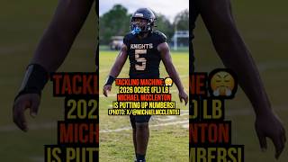 Ocoee FL 26 LB Michael McClenton is a TACKLING MACHINE 😤 HSFB HighSchoolFootball Recruiting [upl. by Basilius]