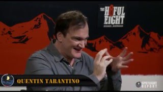 Interview Quentin Tarantino Talks Potential Western Trilogy [upl. by Enelahs746]