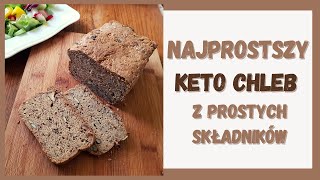 NAJPROSTSZY KETO CHLEB z siemienia lnianego 🍞 PROSTY KETO CHLEB chleb bez glutenu [upl. by Bindman624]