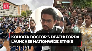 Kolkata Doctors Death FORDA launches nationwide strike RG Kar Medical College principal resigns [upl. by Bradwell]