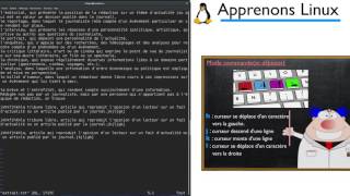 Linux  05  Editeur vi  vi editor [upl. by Odnamra]