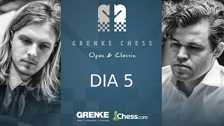 FINAL Magnus Carlsen vs Richard Rapport  Grenke Chess Classic [upl. by Enelhtak]