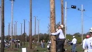 2010 International Linemans Rodeo 142 sec speed climb [upl. by Tema]