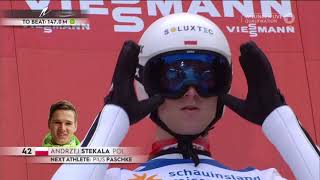 Andrzej Stekala springt auf 1520m bei der Qualifikation in Willingen [upl. by Atinrahs790]