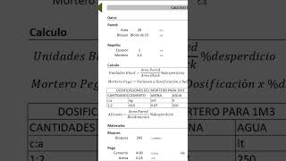 Calcular Bloques cemento arena y grava excel construction [upl. by Seale682]