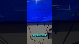 How to fully factory reset your ps4 ps4resetplaystation4 [upl. by Herzog]