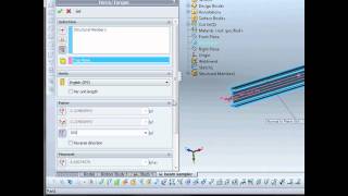 SolidWorks Simulation 2011 NonUniform Loading for Beams [upl. by Adnulahs]