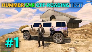 HUMMER h2 IS GOOD FOR OFFROADING  GTA 5 NEW OFFROADING EPISODE 1 gta5 [upl. by Aonehc135]