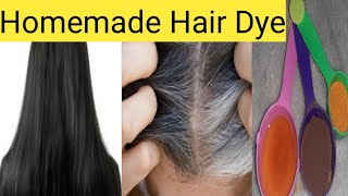 Natural Hair Dye Only 2 Ingredients Grey Hair Oil khadijaKhanvlogs [upl. by Marceau]