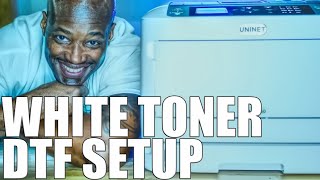 iColor 650 White Toner DTF Setup [upl. by Turtle48]