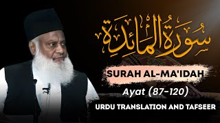 Surah Maidah Ayat 87  End Tafseer By Dr Israr Ahmed  Bayan ul Quran By Dr Israr Ahmad [upl. by Flodnar]