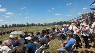 Battle of Gettysburg Reenactment 2024  Part 4 Union Artillery Barrage Intensifies [upl. by Kcirdneh802]