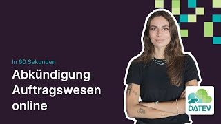 😱 Programmabkündigung im Auftragswesen I 60 Sekunden DATEV [upl. by Orvah212]