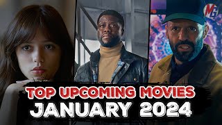 TOP NEW UPCOMING MOVIES OF JANUARY 2024 [upl. by Janna37]