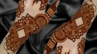 Stylish amp Attractive Back Hand Mehndi Designs ll Easy Latest Arabic Mehndi Design l New Henna Design [upl. by Siloam627]