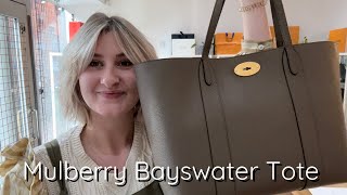 Mulberry Bayswater Tote Review [upl. by Ruelu]