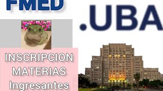 ingresantes Inscripción a MATERIAS UBA fmed 2023 [upl. by Pettit]