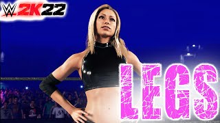 WWE2K22 Stacy Keibler REAL entrance [upl. by Adnauqahs]