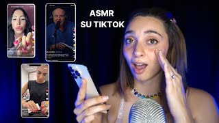 REAGISCO IN ASMR AGLI ASMR SU T1KTOK 😅 [upl. by Kerry811]