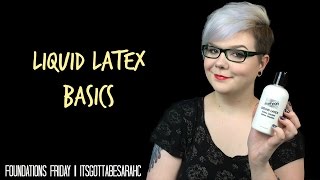 Liquid Latex Basics  Foundations Friday [upl. by Llen]