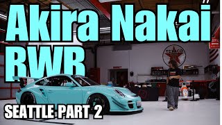 R1 Crew Sets Up In Seattle to Watch Akira Nakai Install RWB [upl. by Netnilc]