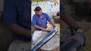 KASIMEDU🔥SPEED SELVAM BIGG ARA KOLA FISH CUTTING VIDEO kasimeduselvam fishcutting youtubeshorts [upl. by Wanids]