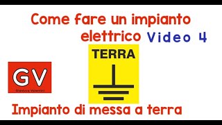 come fare un impianto elettricoimpianto di messa terra [upl. by Sukramal]