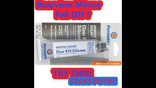 The Best Rearview Mirror Adhesive Hands Down [upl. by Fafa]