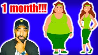 You can learn from this 1 month intermittent fasting transformation [upl. by Ihcalam]